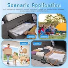 Bolsas de Vaco Almacenamiento,12 Pack reutilizables bolsas de compresin de ahorro de espacio,con Bomba Elctrica,para Ropa, Almohadas y Edredones. - como se muestra en la figura - Ver 8