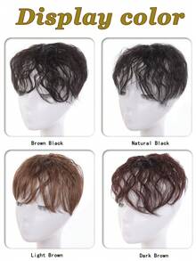 女士刘海假发，轻盈蓬松，可遮盖白发并增加发量。 - 彩色 - 查看 2