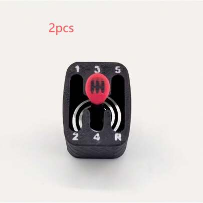 逼真的手动变速杆球头 - 方形变速杆减压玩具，适合办公桌摆放，适合青少年和汽车爱好者，可作为车载或办公礼品。