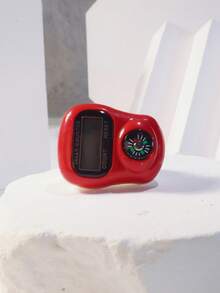 1个/5个/10个装新款计数器，适用于斋月、圣诞节、万圣节、节日、祈祷、居家使用、缓解压力、健身、瑜伽、仓库盘点、戒指计数器、电子计数器、中东阿拉伯语款、便携式指环计数器，佩戴于手指，操作简便。本产品采用纽扣电池供电（已内置纽扣电池）。 - 彩色 - 查看 3