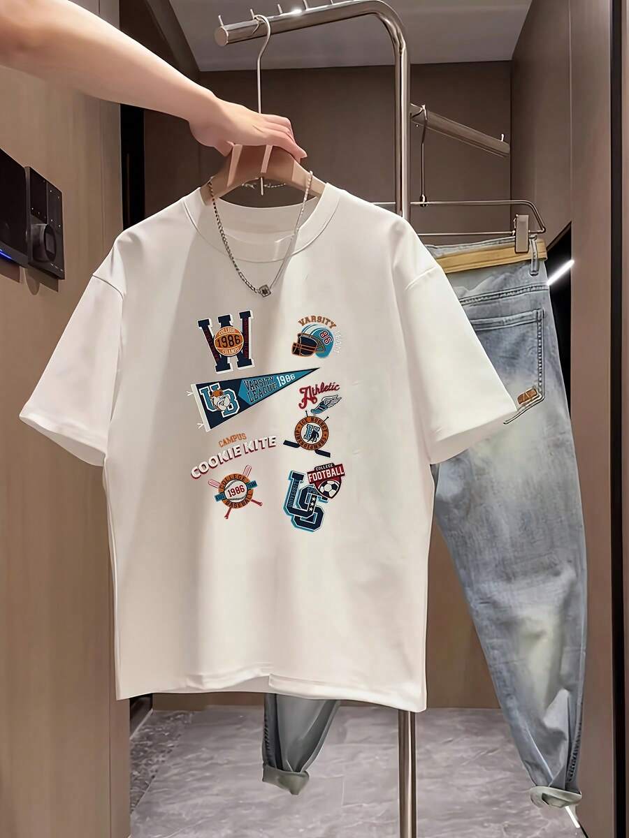 Men T-Shirts - White - View 1
