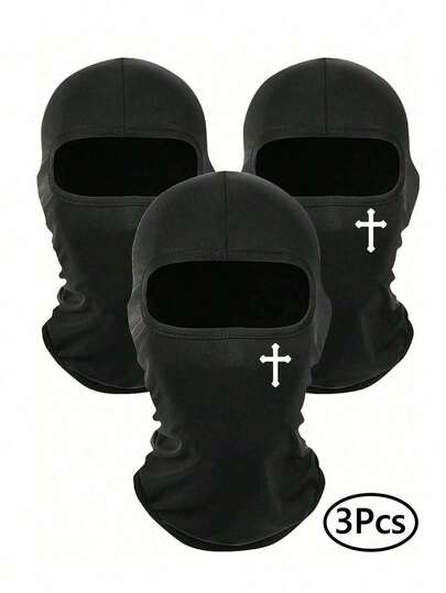 1个/2个装男女通用拉法帽滑雪面罩，防风面罩，适用于骑行、滑雪、户外活动和日常使用