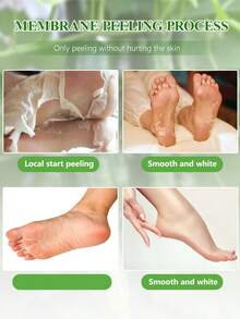 5片装足部去角质面膜，专为干燥、皲裂的足部设计，有效去除死皮和老茧，令双足柔软光滑，同时滋养皲裂的脚后跟。黄瓜面膜，深层清洁并滋润双足。 - 白色 - 查看 4