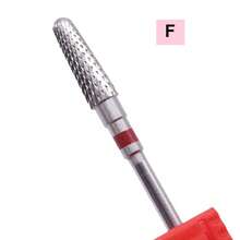 Easy Nail 1 Stück Hartmetall-Nagelfräser kompatibel für Acrylnägel, geeignet für Gelpoliententfernung, Maniküre/Pediküre Formgebung, harte Nagelkunsttools - Verschiedenfarbig - Übersicht 12