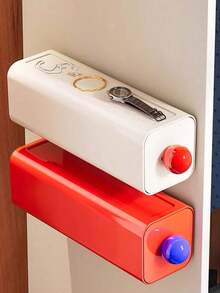 1pc Dopamine Themed Underwear & Socks Storage Box, Wall-Mounted Wardrobe Organizer