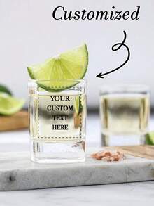 1pc Personalized Wedding Shot Glasses – Engraved Party Glasses, Wedding Gift For Guests, Unique Celebration Glassware, Custom Party Shot Glass, Engraved Wedding Gift, Wedding Celebration Glass, Custom Drinkware, Bridal Party Favor - Multicolor - View 5