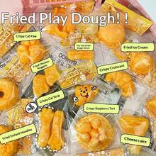 1件 2026新款油炸仿真食物玩具，炸猫爪华夫饼，炙烤鲭鱼，解压玩具 - 香脆汉堡挤压玩具 - 生日礼物 - 完美礼物 - 收藏品 - 爱好收藏家 - 送礼佳品 - 彩色 - 查看 2