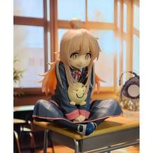 Figura decorativa en pose sentada, con diseño detallado de uniforme escolar, decoración de escritorio adorable y sonriente, modelo coleccionable de estilo anime 2D, excelente regalo - Multicolor - Ver 6