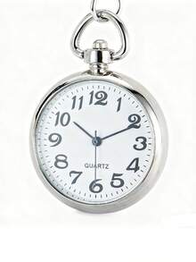 Cat Paw Nurse Pocket Watch - Digital Pocket Watch With Clip, Designed Specifically For Healthcare Professionals - Silver - View 2