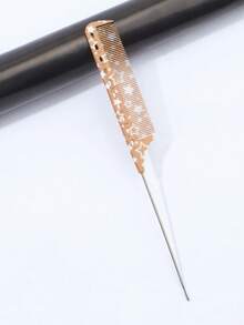 Star Heart Pattern Rat Tail Comb, Anti-Static Plastic, Easy Clean For Curly Wavy Hair, Salon & Home Use - Multicolor - View 11