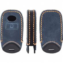 トヨタ ライズに適したキーカバー レザー ダイハツ Luqi キーバッグに適したキーカバー 新しい Taft スマート キー バッグは、2 ボタンのダイハツ/トヨタ車に適しています - 青 - チェックする 6