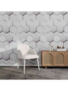 Peel & Stick Ball Pattern Wallpaper - Waterproof Oil-Proof Vinyl Contact Paper For Wall Decor & Furniture Refurbishing - Grey - View 3