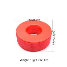 1pc Non-Woven Microperforated Silicone Eyelash Glue Tape, Breathable And Hypoallergenic, Orange Rose Red Undereye Pad, Eyelash Extension Tool - Multicolor - View 9
