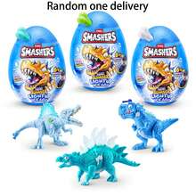 ZURU 出品的 Smashers 迷你侏罗纪发光冰河时代蛋（1 包）——可砸碎的恐龙玩具，内含 6 种以上惊喜、史莱姆和冰块史莱姆，发光恐龙，适合 3 岁及以上儿童（随机发货） - 彩色 - 查看 8