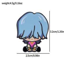 Mattel KPOP 女巫狩猎卡通女巫狩猎女团金属徽章合金印花胸针/动漫周边礼物 - 彩色 - 查看 4