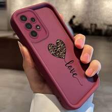 1个渐变边框多巴胺哑光可爱气球豹纹爱心图案手机壳，简约设计，柔和卡通风格，完美保护荣耀X7/三星Galaxy A56 5G/Infinix Smart 8/Infinix Hot 40/传音Spark 30C/Spark Go 2024/红米Note 14 5G/摩托罗拉Moto E22/E22i/OPPO A54等手机。 - 酒紅色 - 查看 4