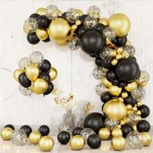 Decoraciones de Cumpleaños, decoraciones Morado de Fiesta de Cumpleaños para Él Ella Hombres Mujeres Niños Niñas, Globos de Feliz cumpleaños para Traje de Decoración de Fiesta(044) - Multicolor - Ver 2