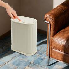 YUNRUX Trash Cans - White - View 10