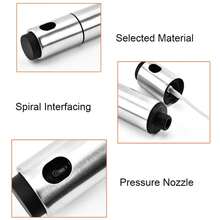 Premium Stainless Steel Oil Dispenser Bottle: Ideal Tool For Barbecues And Cooking For Effortless Oil Control. - Silver - View 6