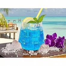 1/5pcs Retro Minimalist Striped Glass Cup - Tea Cup, Juice Cup, Coffee Cup, Water Cup, Milk Cup, Wine Cup - Transparent - View 9