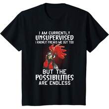 I Am Currently Unsupervised - Funny Sayings T-Shirt Small, Men's Tee - Ultra-Soft & Breathable, Daily/Active Staple - 黑色 - 查看 2