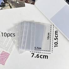 Cartoon Bear Transparent M5 Binder Set, Portable Binder Set, DIY Binder Set, Includes Stamps, Cute Stickers, Sticker Book Replacement Pages, Diary, Sticker Book, Notebook, Stamp Book, Scrapbook, Book, Stamp Book, Manual, Replaceable Transparent Inner Pages, K-Pop Photo Album, Made Of High Transparency PP Material - Multicolor - View 23