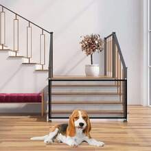 Barrera para Perros, Portable Puerta de  para Perro, Adecuado para Interiores y Exteriores, Mantiene a tu niño y Mascotas lejos de la Escaleras y al Aire Libre,39835480 - Multicolor - Ver 1