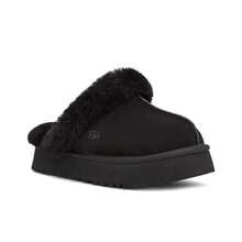 UGG Comfortable & Warm Slip-On House Slippers, Suitable For Autumn/Winter - 黑色 - 查看 3