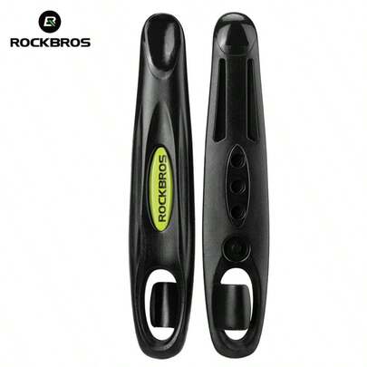 ROCKBROS 1pc Professional POM Bicycle Tyre Lever - Built-In Deflation Valve One Pair Per Order Effortless Removal Essential Bicycle Repair Tool Must-Have Cycling Accessory