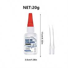 WHILELIFE 眼镜框修复胶 - 修复破损眼镜框 | 速干强力耐用胶水，易于使用 20克眼镜胶 - Eyeglasses Frame Repair Glue - 查看 10