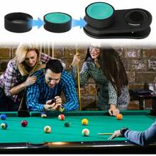 2 In 1 Pool Chalk Holder With Round Square Heads, Magnetic - Billiards Chalk Clip Cue Tips, Essential Billiards Pool Accessories To Keep Chalk Handy, Pool Hall Use - Initial - View 6