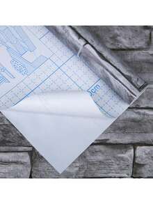 Vintage Black Gray Brick Stone Wood Style Wallpaper, Self-Adhesive Peel And Stick Roll For Room Backdrop, Furniture Refurbishment - Straight Match, Easy Installation. - Dark Grey - View 8