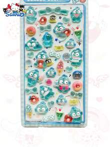 1pc Cartoon Music Anime Sticker, DIY Sticker, Waterproof Phone Sticker, Creative Sticker For Party, Handmade Phone Decoration Sticker, Gift. Some Styles May Have Color Variations And Will Be Sent Randomly. - Multicolor - View 23