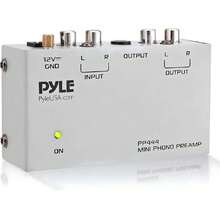 - Preamplificador Phono Tocadiscos: minipreamplificador de fonógrafo estéreo de audio electrónico con entrada RCA, salida RCA y funcionamiento con bajo nivel de ruido alimentado por un adaptador de corriente continua de 12 voltios (PP444),39836957 - Multicolor - Ver 1