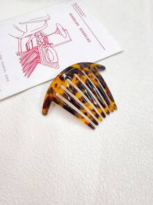 Acetate French Retro U-Shaped Hair Clip Bun Maker, Modern Minimalist Hair Accessory, Versatile Hair Styling Tool - Multicolor - View 13