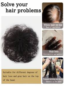 女士刘海假发，轻盈蓬松，可遮盖白发并增加发量。 - 彩色 - 查看 7