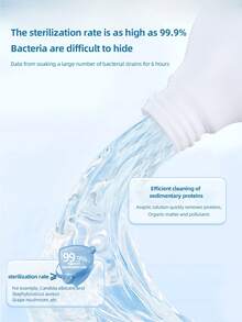 1瓶260毫升隐形眼镜护理液，深层清洁，持久洁净，温和不刺激，PH值接近泪液，佩戴舒适。 - 260毫升 - 查看 3