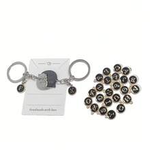 2个/套猫咪钥匙扣，适合作为生日、情人节或圣诞节礼物送给男友、女友、闺蜜、丈夫、妻子或未婚夫/妻 - 彩色 - 查看 7