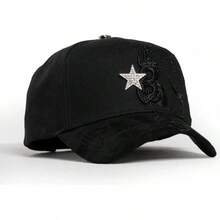 GORRA EL BARBAS B-STAR GRAFFITI NEGRA CON CIERRE A PRESIÓN BARBGRAFFI BLK - por defecto - Ver 3