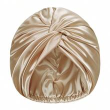 1/3pcs Adjustable Silk Satin Sleep Cap, Double Layer Design, Silk Hair Wrap, Suitable For Curly/Natural Braid/Straight Hair, Unisex Sleep Bonnet - Multicolor - View 16