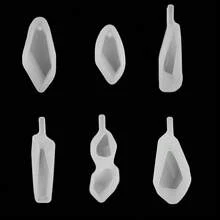 1个硅胶模具，用于制作手工耳环、项链、吊坠，DIY珠宝制作工具，环氧树脂模具 - 吊墜模具 - 查看 6