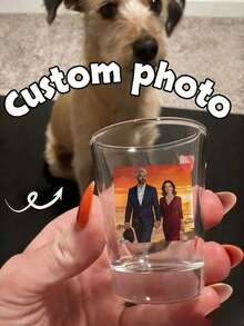 Customized Photo Wine Glass, Personalized With Photo And Text, Photo Wine Glass, Customized Birthday Wine Glass, Multifunctional Wine Glass, Fun Single Party Wine Glass, Party Gift, Newlywed Portrait Wine Glass, Wedding Wine Glass, Girlfriend Travel, Single Party Gift - Multicolor - View 13