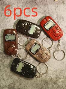 1个/6个/8个/12个装 轻便春季斋月计数器迷你钥匙扣念珠计数器 - 彩色 - 查看 15