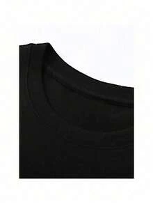 Disney Men's Shirt T-Shirt-Minority Design Toy Story T-Shirt Pizza Planet Truck "Pizza Planet1995" Loose Fashion Top, Loose And Slim, Breathable Knitted Fabric, Round Neck And Short Sleeves, Suitable For Casual Wear, Holiday Travel Wear And Daily Wear. - màu đen - Xem 3