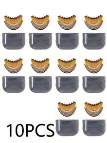 10Pcs Lymphatic Contour Face Brush, Manual Lymphatic Drainage Massager, Natural Makeup Brushes With Durable Soft Bristles, Hypoallergenic Ergonomic Facial Cleansing Brush For Sculpting - Multicolor - View 13