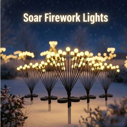 4Pcs Solar Lights O…