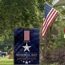 1 PC, Memorial Day Garden Banner, Holiday Patio Decoration, Holiday Lawn Banner, Home Decoration, Outdoor Decoration, Patio Decoration, Garden Decoration - 1 - View 7