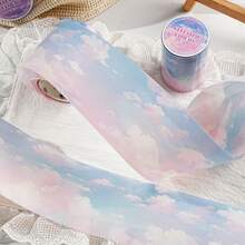 1 Cuộn/Gói Băng dính Washi PET chủ đề Mây Trời nhiều màu sắc tinh tế, Đồ dùng làm sổ lưu niệm, Phụ kiện sổ tay, Khung trang trí, Máy tính, Ốp điện thoại, Cốc, Tạp chí cũ, Hộp bút chì, Hành lý, Nhãn dán trang trí bàn làm việc, Nhãn dán cá nhân hóa, Đồ dùng học tập, Quà Giáng sinh, Quà tặng cho nữ, Người hâm mộ, Đồ dùng làm sổ lưu niệm, Nhãn dán văn phòng phẩm dễ thương, Đồ dùng làm sổ lưu niệm - Nhiều màu - Xem 9