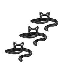 Knitted Crochet Rings, Metal Open Ring, Yarn Guide Crochet Rings, Adjustable, Speed Up Crocheting, Crochet Needle Holder Accessory, Crochet Mother's Day Gift, Gift For Mothers And Grandmothers