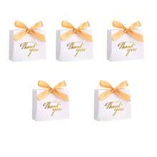 20个装 - 小型感谢礼品袋，带抽绳，迷你糖果袋，适用于派对、生日、婚礼、新娘送礼会、婚礼宾客礼物、礼品盒、婚礼招待会装饰、情人节礼盒、复活节礼品袋、复活节糖果袋、母亲节礼品袋 - 白色 - 查看 9